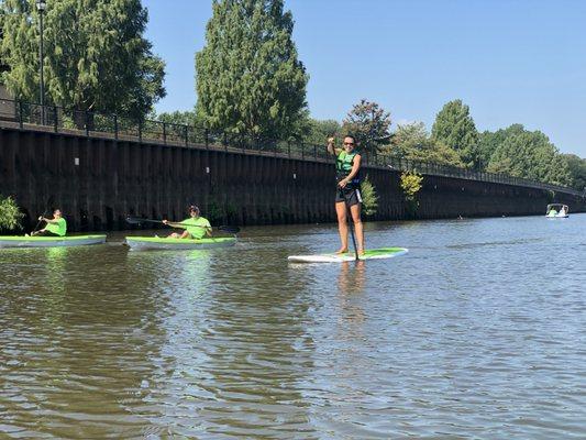 Classes offered in Sup Boarding and Kayaking for Beginners