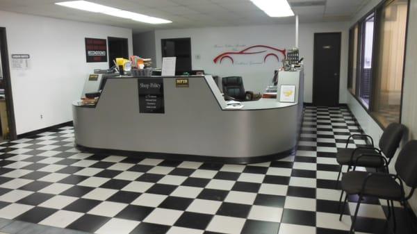 Clean and spacious facility ready to get you and your vehicle taken care of and back on the road!