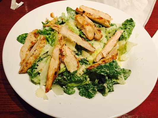 Grilled chicken Caesar salad