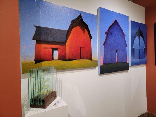 Xanadu Gallery features the colorful, textural, rural work of Richard Harrington