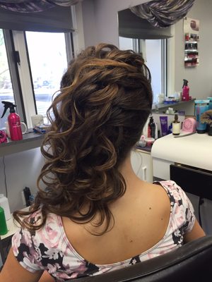 Updos for weddings,  proms, formals, holidays