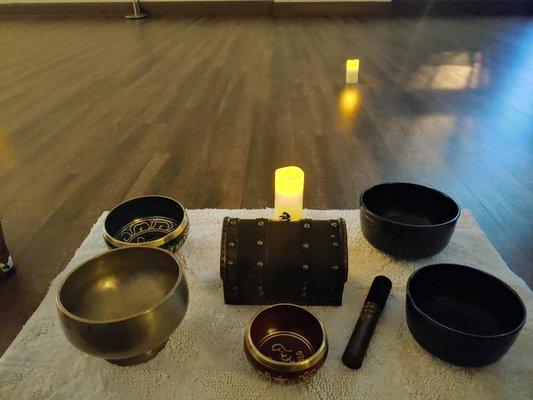 Singing Bowls for a Restorative Class