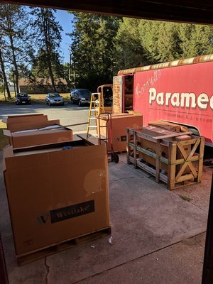 Parts shipment heading to Switzerland