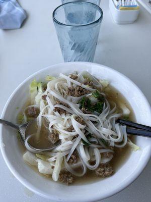 Noodle soup