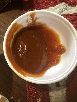 Great BBQ sauce that came on the side