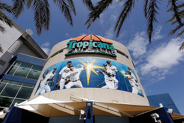 Tropicana Field Home Of Our MLB TEAM The RAYS OF TAMPA BAY .