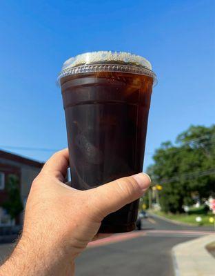 Iced dark roast