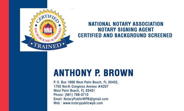 This is the only Notary Business Card you will ever need