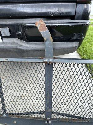 I need this 2x2 inch steel bar straightened or replaced. Can you help?