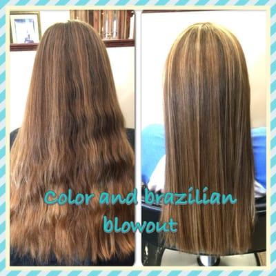 Color and Brazilian blowout 10-6-14