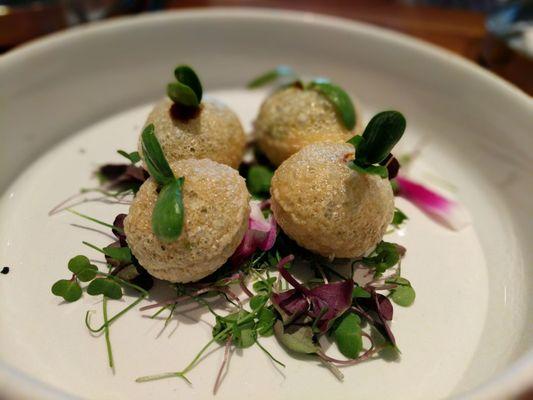 Golgappas..a little sweet, but look how beautiful!