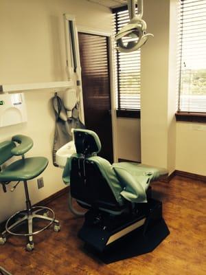 Bright and airy exam room with beautiful views of Boca Raton.