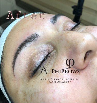 Microblading for my beautiful client! Very Natural!