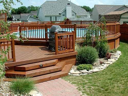 Leveled deck, stripped original stain, and resealed with modified oil deck toner