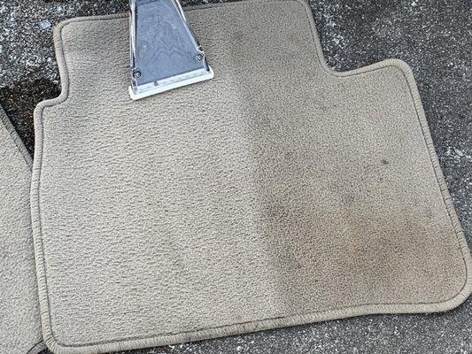 Carpet floor mat shampoo and extraction