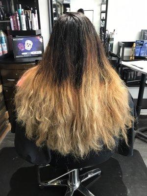 Hair transformation