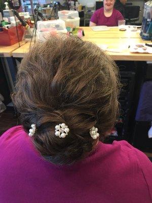 Wedding day updo's