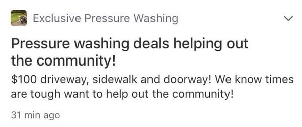 Exclusive Pressure Washing