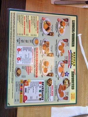 Menu front