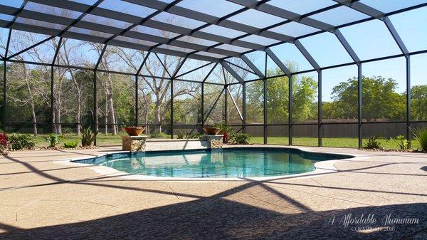 Add a beautiful Screen Pool Enclosure to your pool to make your outdoor living more enjoyable