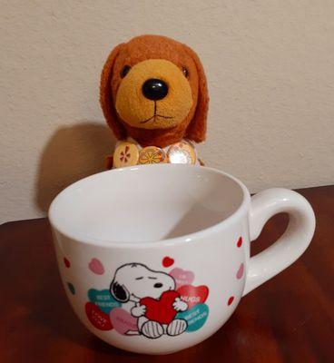 Got a Snoopy mug from a friend