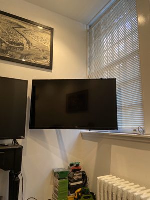 Mounted TV