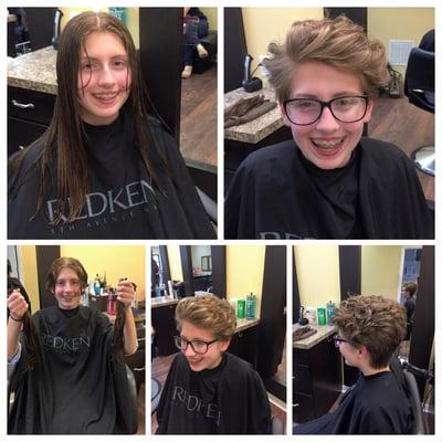 Hair Donation on Prom Night!