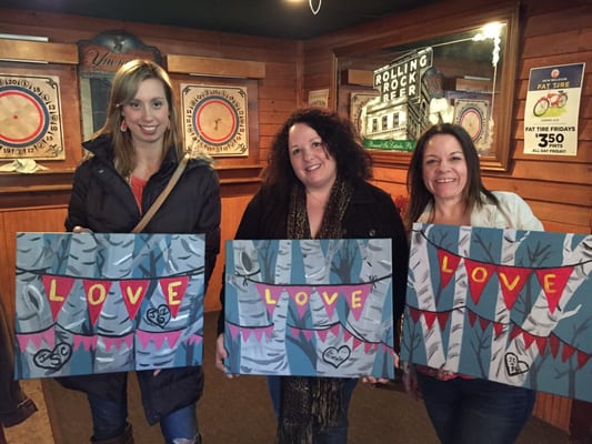 Creative Canvas Studio Sip and Paint night