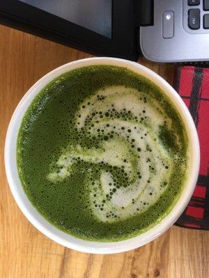 Matcha green tea latte