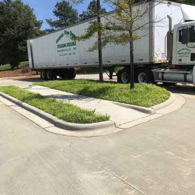 He used to deliver with an old pick up truck, now he has a fleet of trucks! Hard Work certainly has paid off!