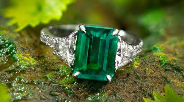 Emerald Custom Designed Ring