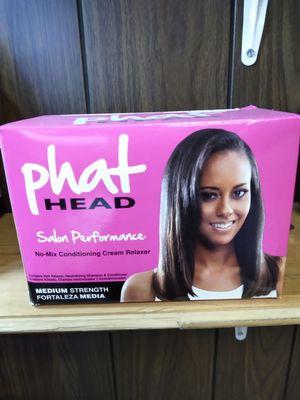 What I got here is a salon performance of a cream relaxer it makes your hair smooth relax in straight