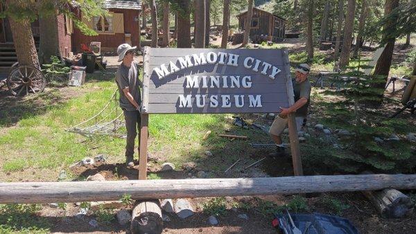 Grand Opening of The Mammoth City Mining Museum exhibit building in June of 2024.