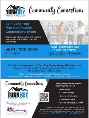 Community Connections Event Coming Soon!