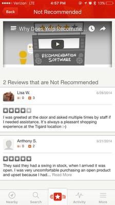 Hey yelp stop censoring reviews