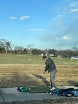 Great driving range.