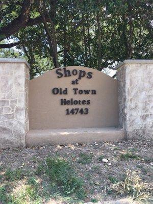 This photo is the front rock wall along old Bandera Road.