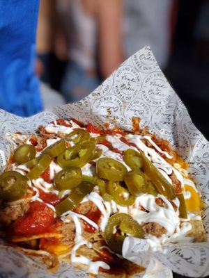 Mouth Watering Nachos from Bone Appetit BBQ Grill