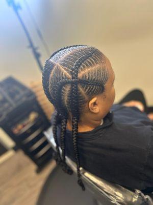 Crisscross Stitch Braids