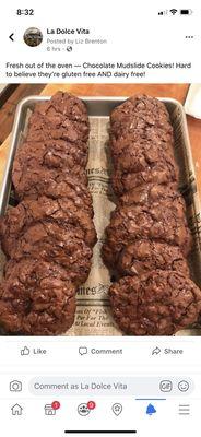 Gluten Free Mudslide Cookies