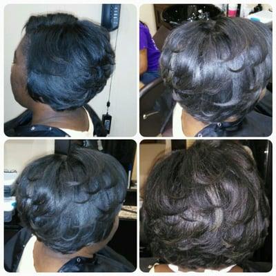 Relaxer, cut, and color