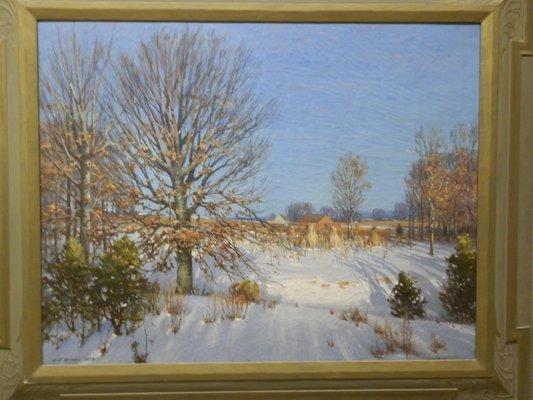 Winter Landscape by John Elwood Bundy 1918