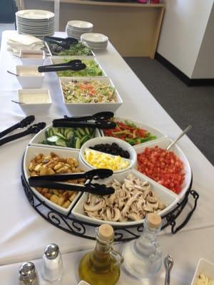 Corporate Salad Lunch option: Choose your salad toppings