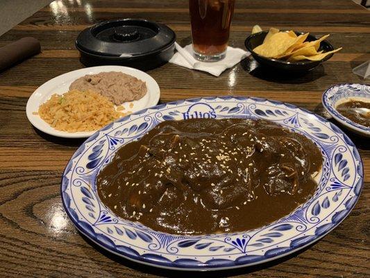 Chicken Mole' plate