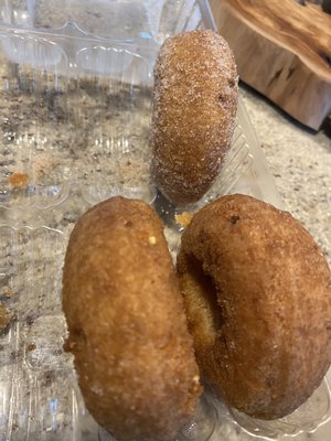 Cider donuts  YUM, still warm