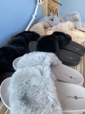 Faux Fur Slippers