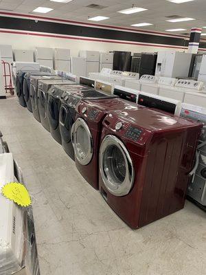 Samsung and LG front load washers and dryers