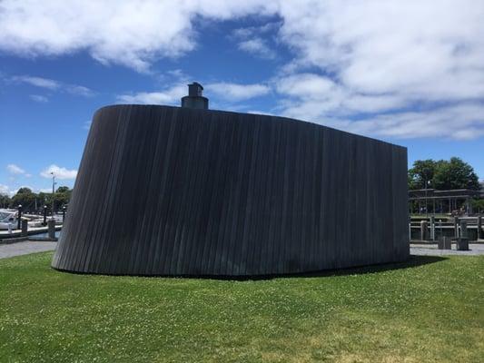 The Camera Obscura. An odd structure in Greenport Harbor, but one worth visiting.