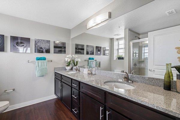 Master Bathroom - Double Vanities