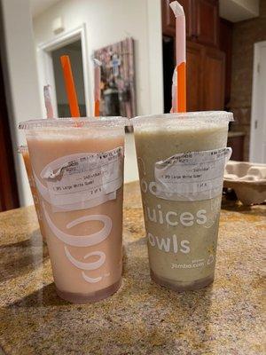 2 Large White Gummi Smoothies ???